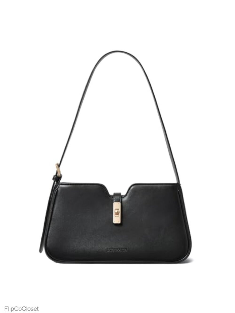 Vegan Leather Hobo Shoulder Bag with Adjustable Strap